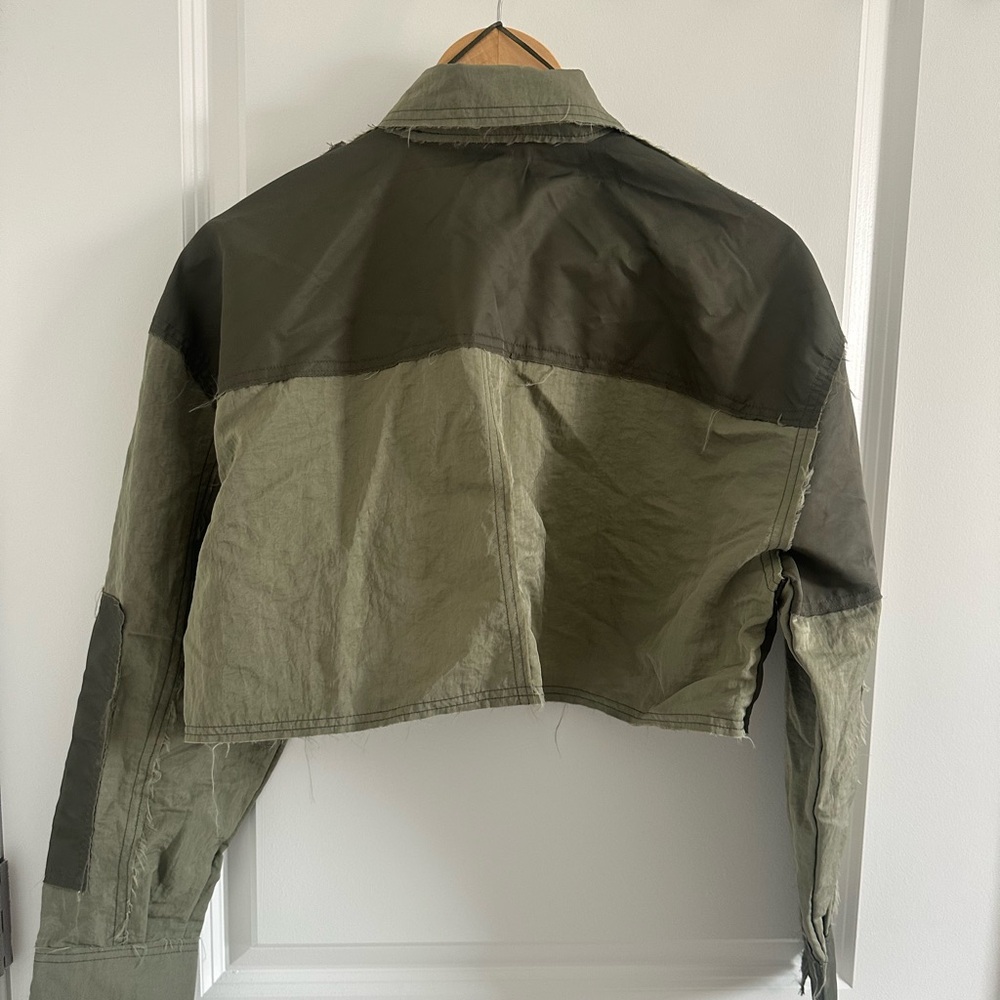 Zara Nylon Patchwork Cropped Top - image 7